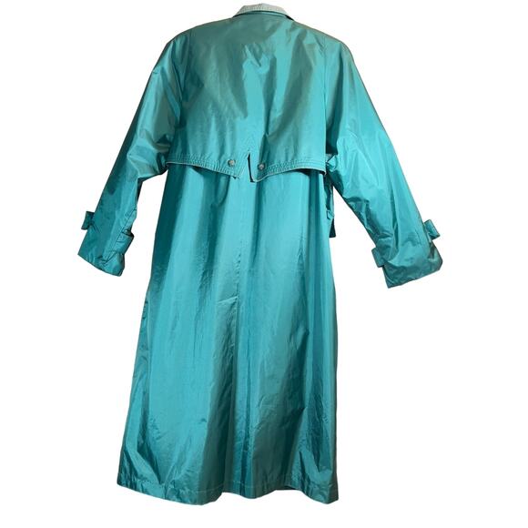 Chiango by Fleet Street Button Raincoat Woman's 12 Removable Insulated Liner 80s - Picture 3 of 16